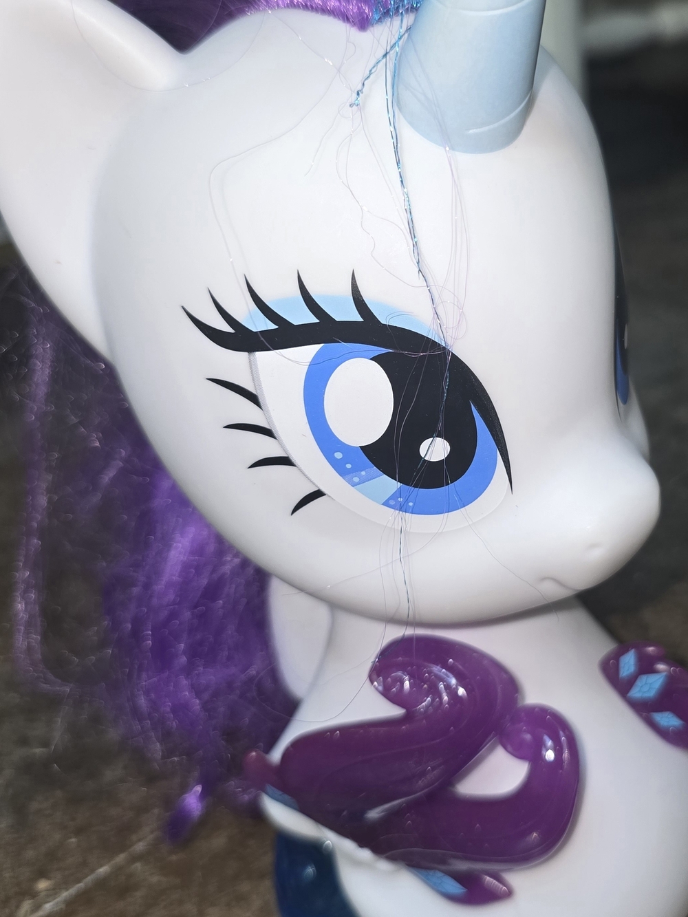 Blue & Purple Eye Makeup Toy-Inspired Accent